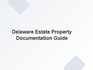 Delaware Estate Property Documentation Guide